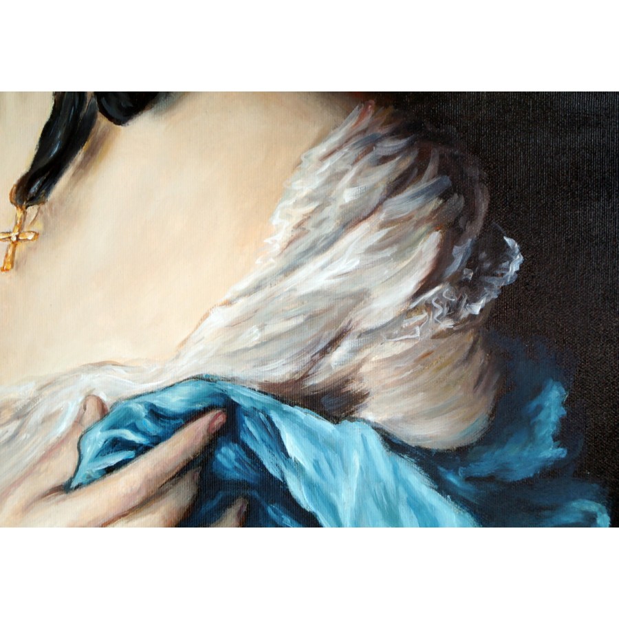 Томас Гейнсборо.  Дама в голубом.